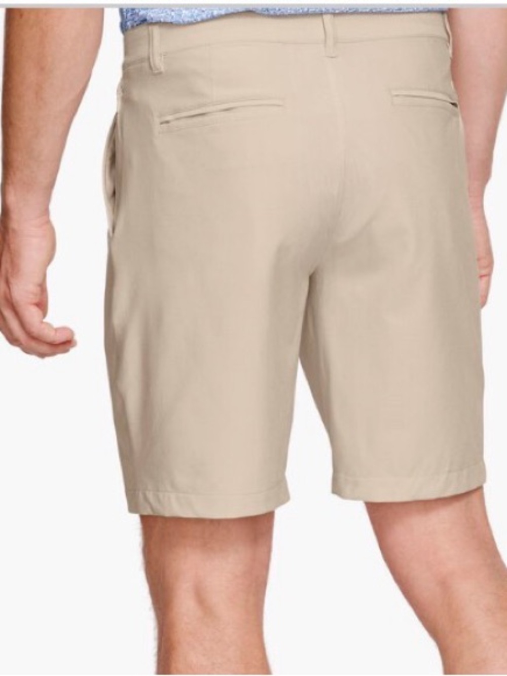 Johnston & Murphy Men’s Flat-Front Khaki Shorts XC+™ Ultimate Performance Shorts